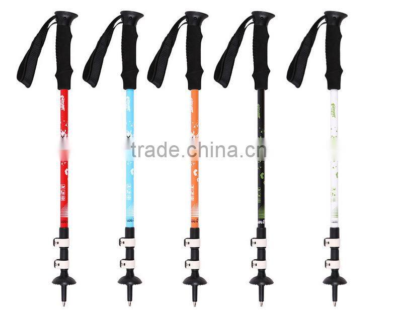 High quality outdoor climbing aluminium alloy alpenstocks