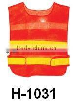 High visibility reflective security vests,orange reflective vest