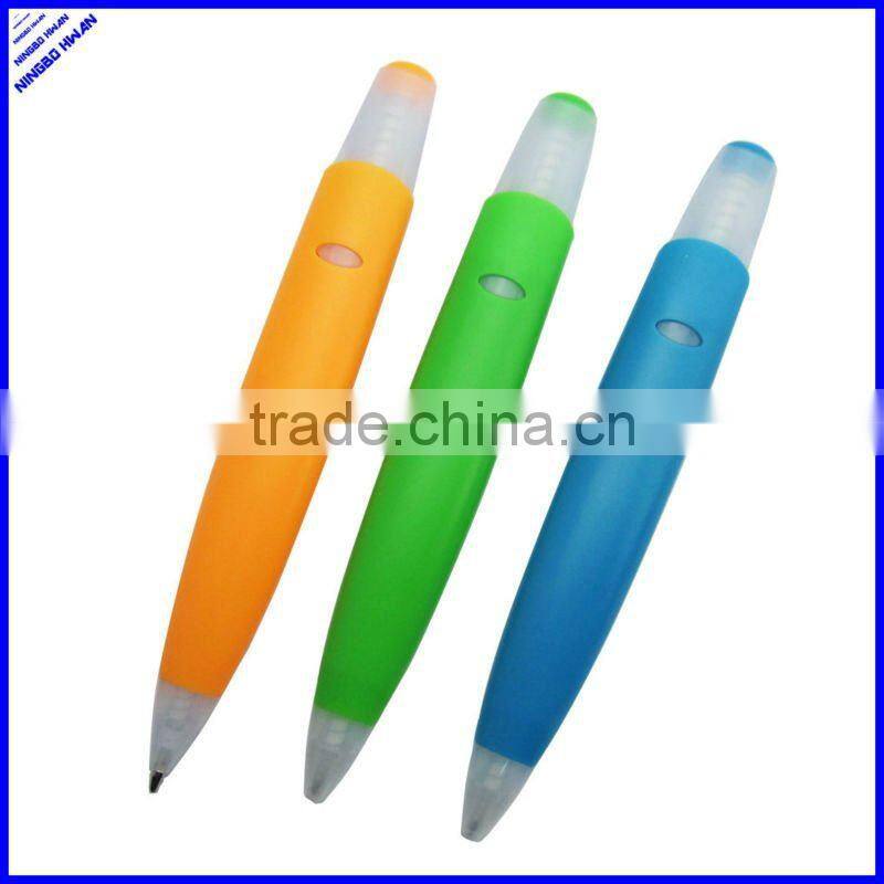 6321062 new model promotional plastic fat pen,flat barrel pen