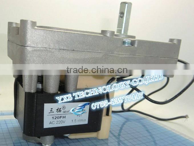 Kind shooting~ Fireplace Gear Motor 120FH-1.5 AC220V 1.5rpm/min Low Shaded Pole Motor In stock~
