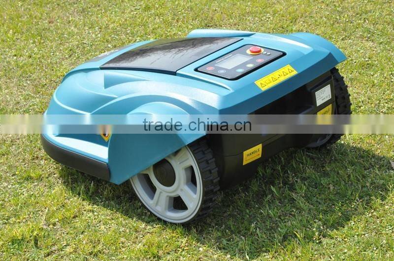 mini lawn mower tractor with smartphone remote control