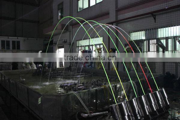 Rainbow led water jet led fountain light