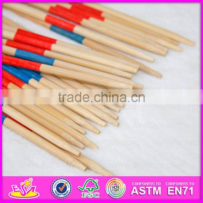 2017 Top fashion kids wooden mikado sticks custom children wooden mikado sticks W01B015-S