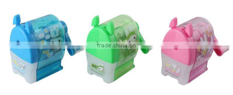 2016 new competitive price and good quality kids pencil sharpener with easy use for student