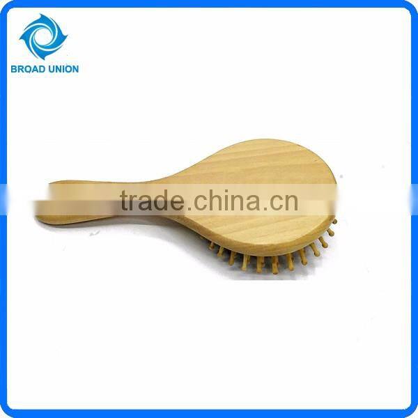 Round Hair Brush Wooden Comb Hair