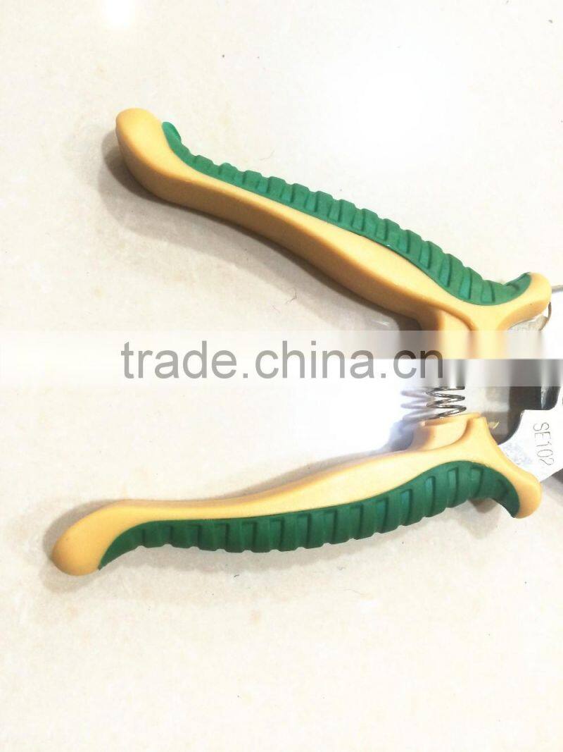 200mm spring design garden scissors tree pruner for sale