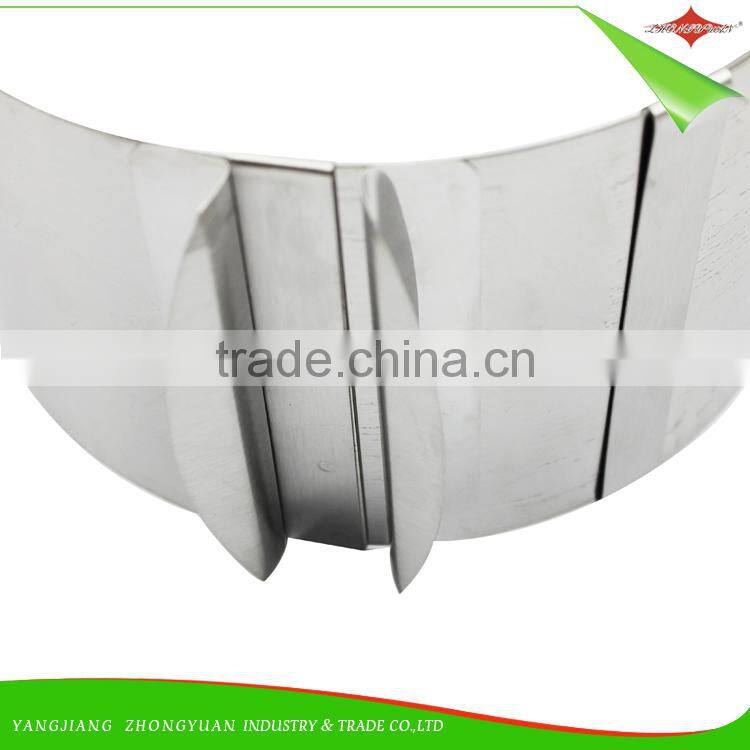 ZY-F1394 adjustable stainless steel cake mold cake mousse mold telescopic cake mold