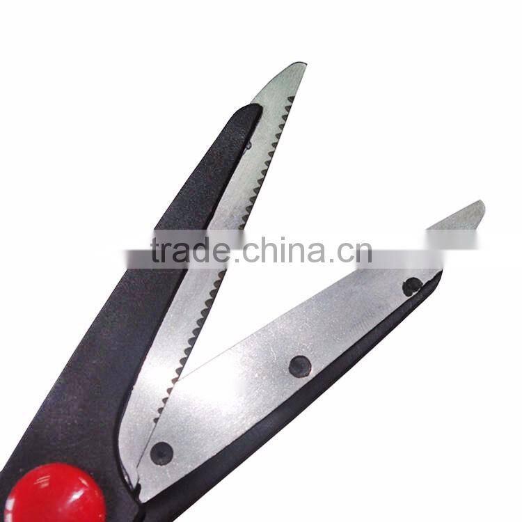 Lastest wholesale steel vegetables cutting scissors with walnut cutter