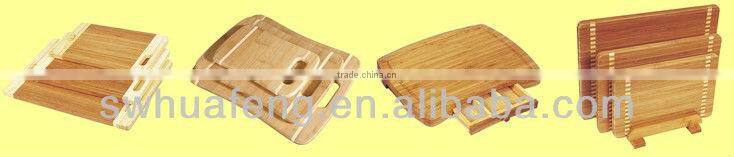 bamboo cheese board with knife