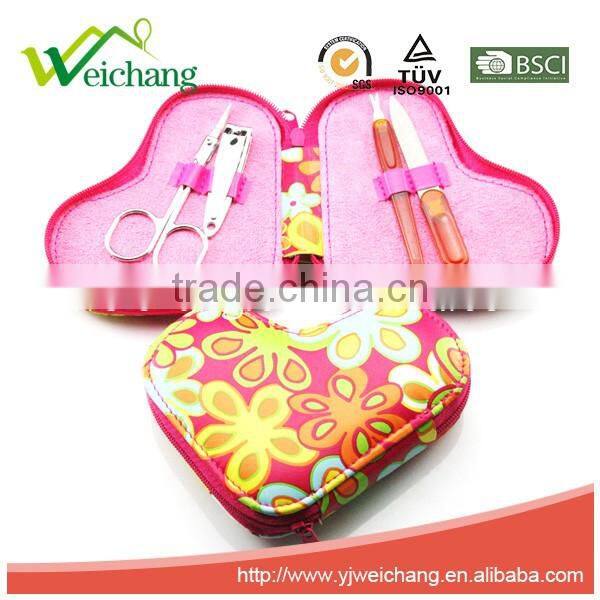 WCJ969 Stainless Steel Multiple Nail Nursing Tools Personal Manicure and Pedicure Set