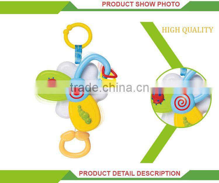 New product cartoon hand bell musical rattle toys for baby