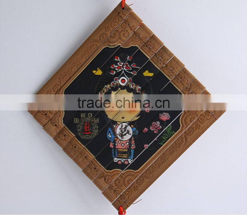 wall decoration panel--bamboo carving / Panda