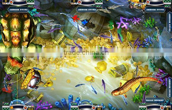 Top quality most popular Gold Fishing Rod ticket game machine for amusement park