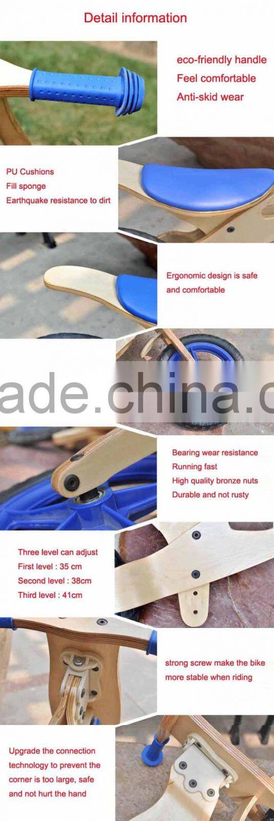wholesale mini baby kid wooden bicycle for sale