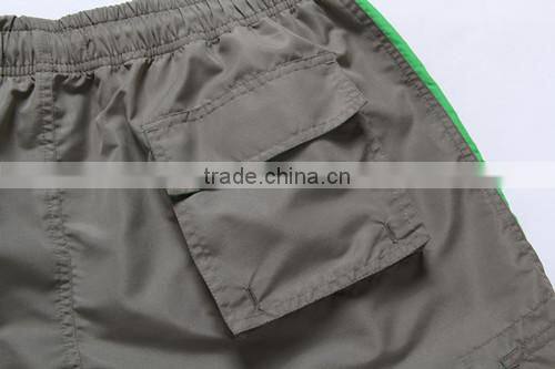 2014 new style mens solid color beach wear swim shorts