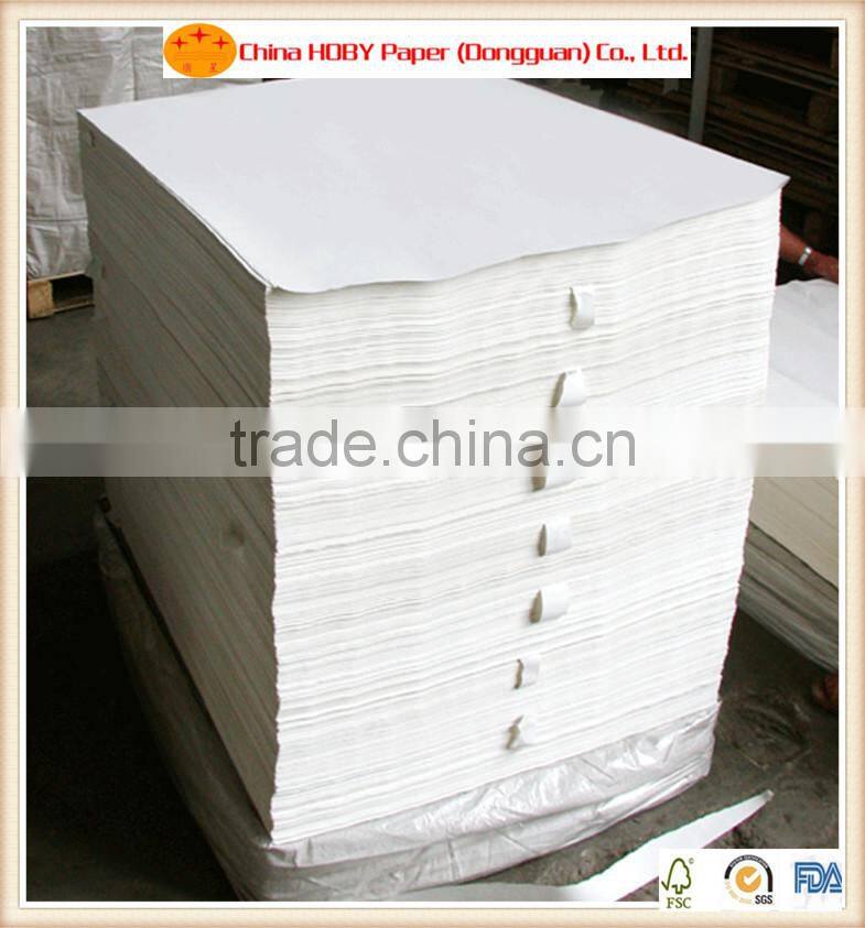 unbleached white kraft paper sheets
