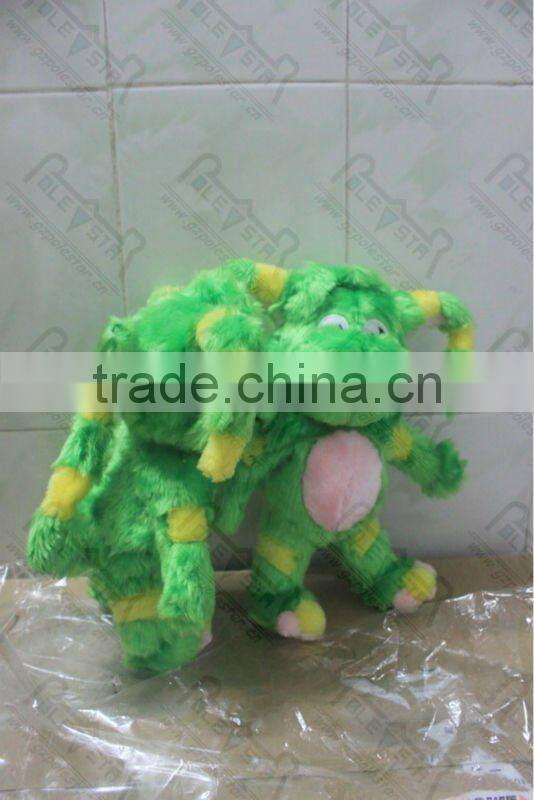 .character popular green cartoon stuffed toys
