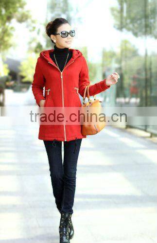 Women Elegant Long Pattern Hoodies