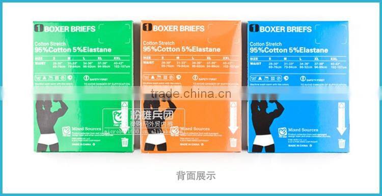 Pink Hero Mens Underwear Packaging boxes Colorful Paper Packaging Boxes