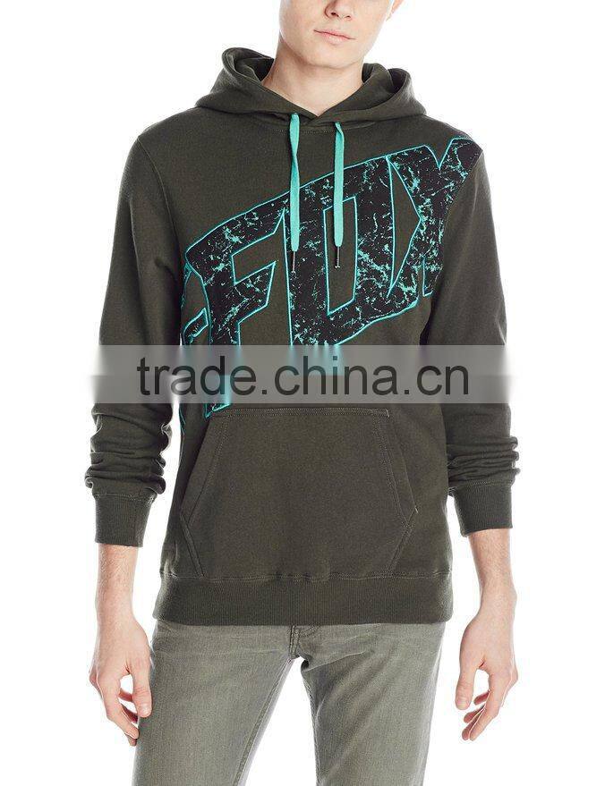 2016 new print custom crewneck fleece sweatshirts for men