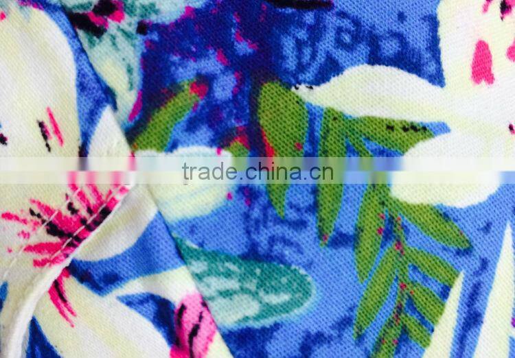 2017 women floral pants high waist ladies latest flower shorts