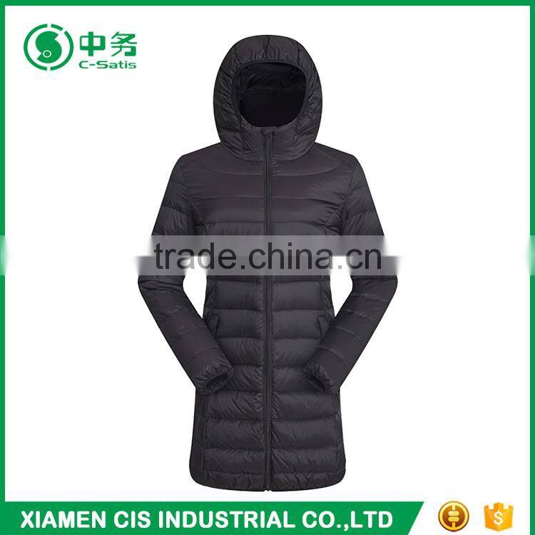 New Design Windproof Warmful Womens Winter Goose Down Long Coat
