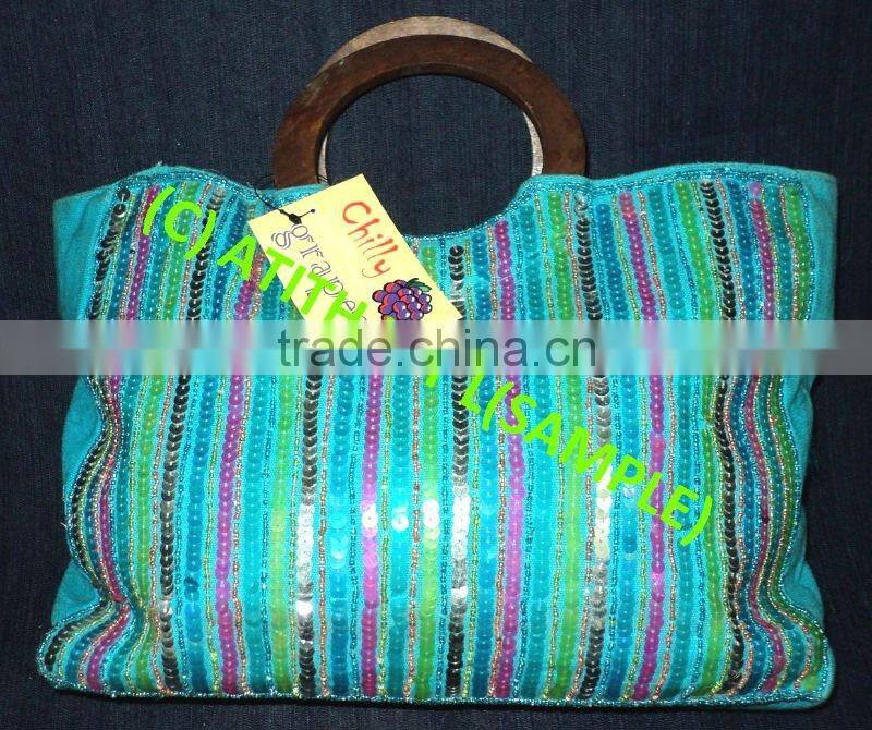 COTTON CANVAS HANDBAGS