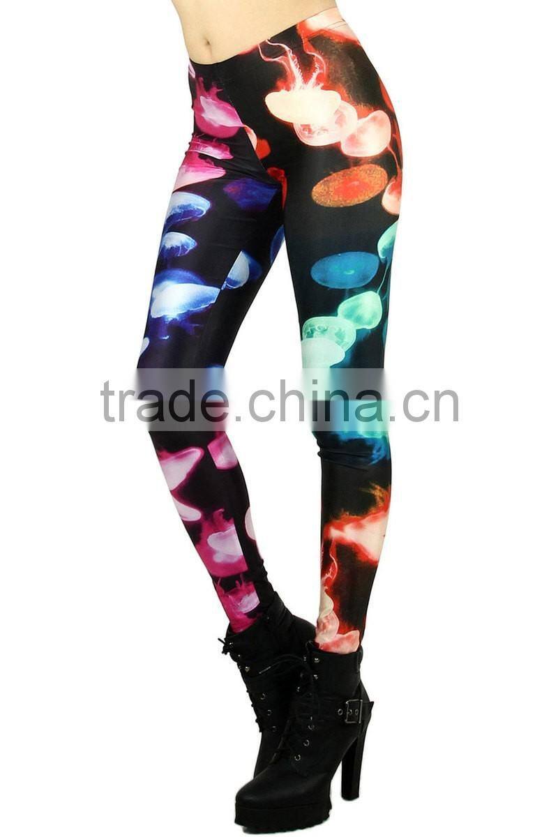 MGOO New Arrival Custom Print Running Tight Leggings High Waist Spandex All Over Sublimation Print Pants