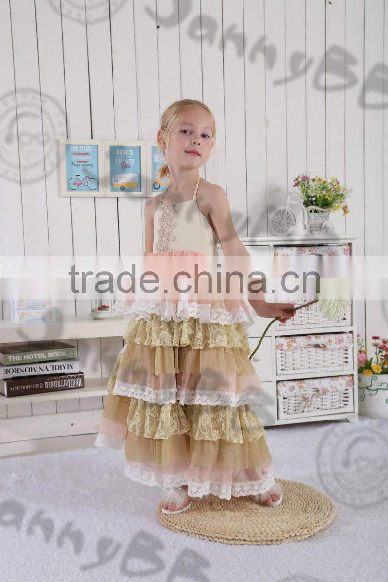 JannyBB Latestn 2017 Rose Applique Strips Jersey Wholesale Girls Shirt