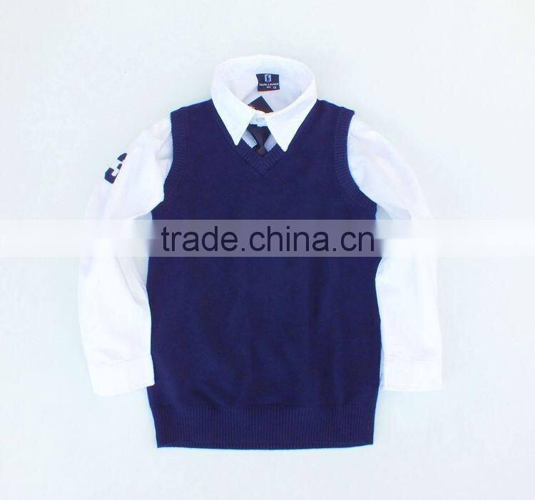 custom preschool children student uniform sweater vests