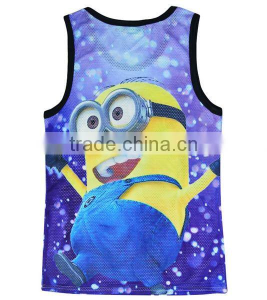 Custom Eco Friendly Cotton Elastane Sport GYM Stringer Sexy Undershirt