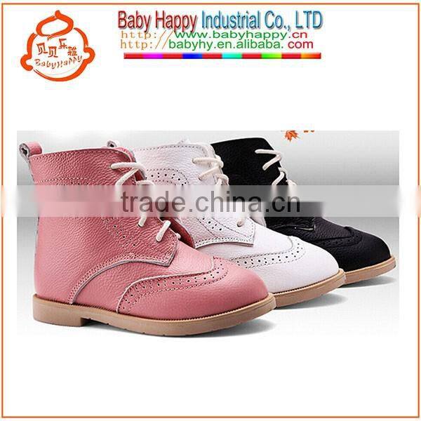 Winter Kids Shoes Safety Soft Sole leather kids Boots