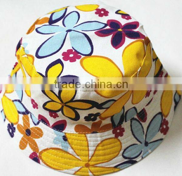 Fashion cheap top roll up custom bucket hats