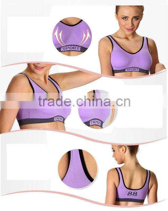 Factory Provide Seamless Sports Bra Custom