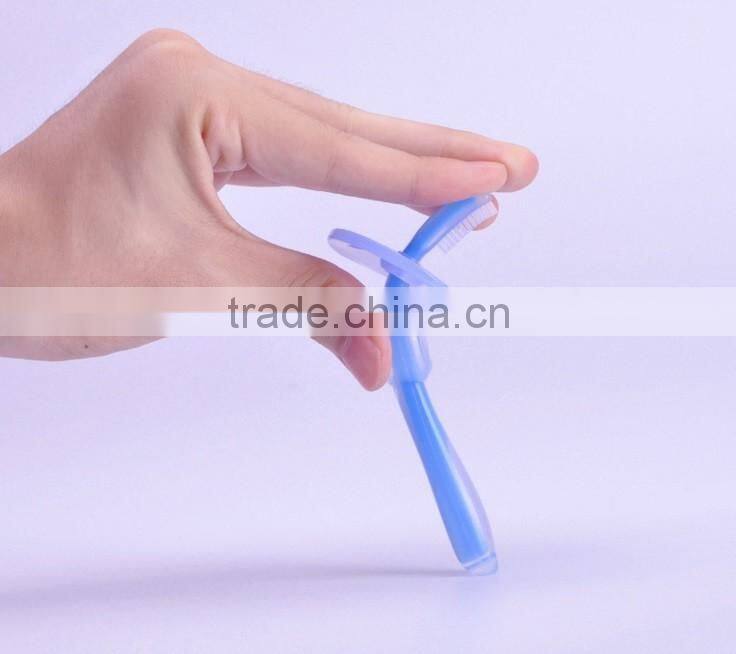 funny silicone baby toothbrush silicone toothbrush teething toothbrush for infant