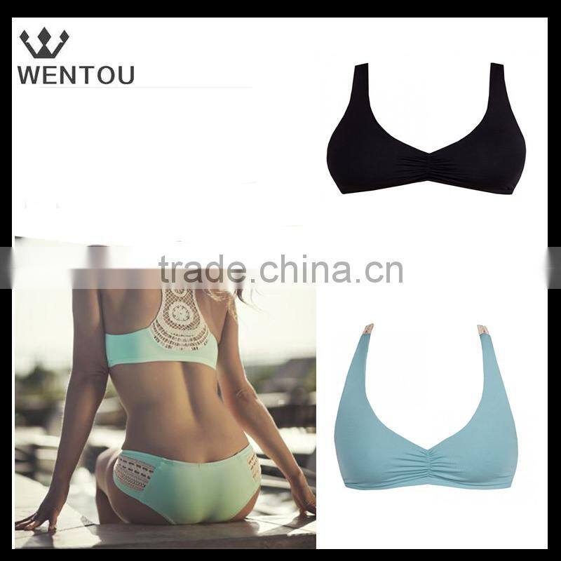 2016 Summer New Design Lace Crochet Bikini Top
