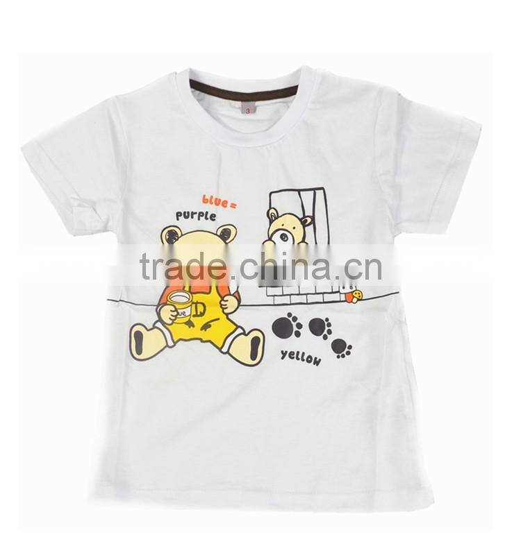 cotton cartoon checked children blouse