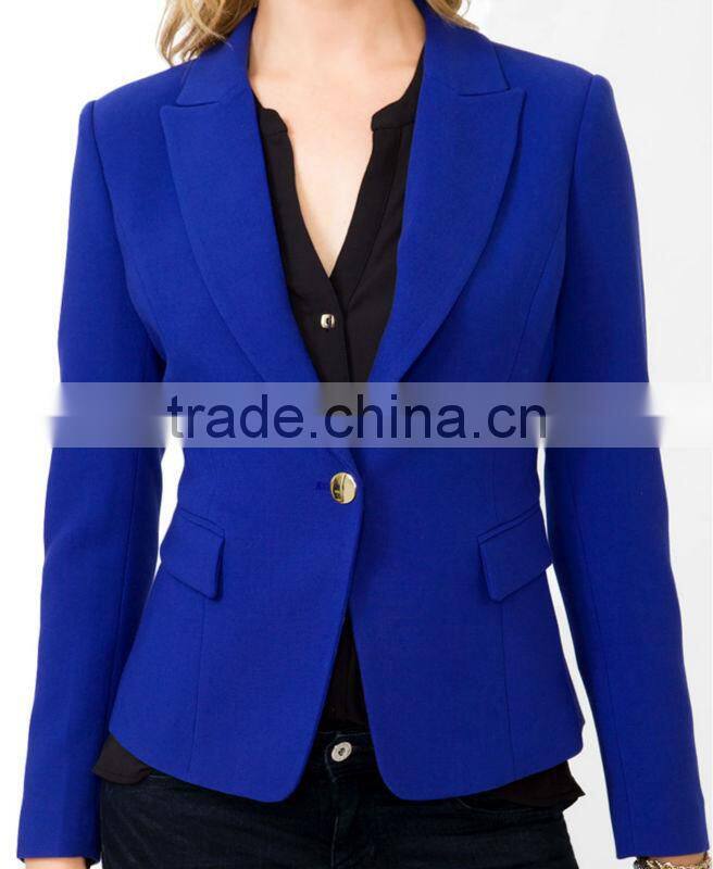 Slanted Flap Pocket Blazer