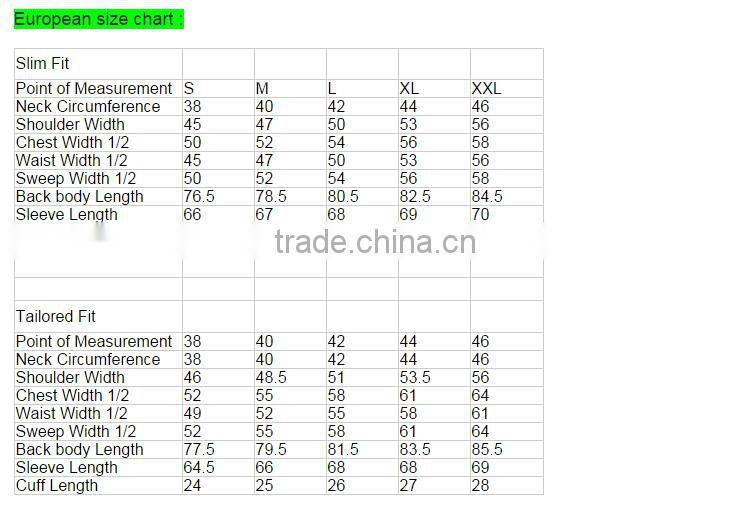 MAIN PRODUCT!! Custom Design 95% cotton 5% elastane shirt from direct manufacturer