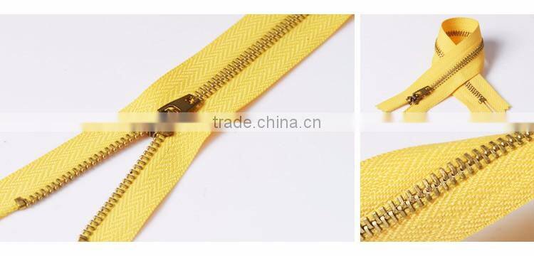 3# C/E Brass Metal Zipper for Jeans