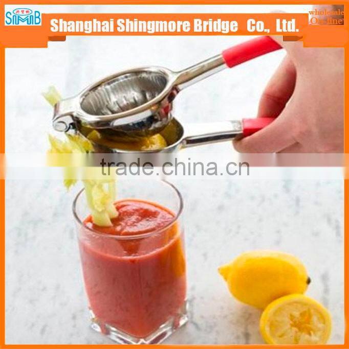 best selling high quality standard 304 stainless steel manul lemon squeezer