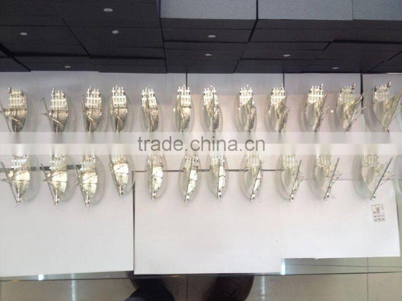 2017 NEW DESIGN real golden plated Dhow Model For kuwait Gifts