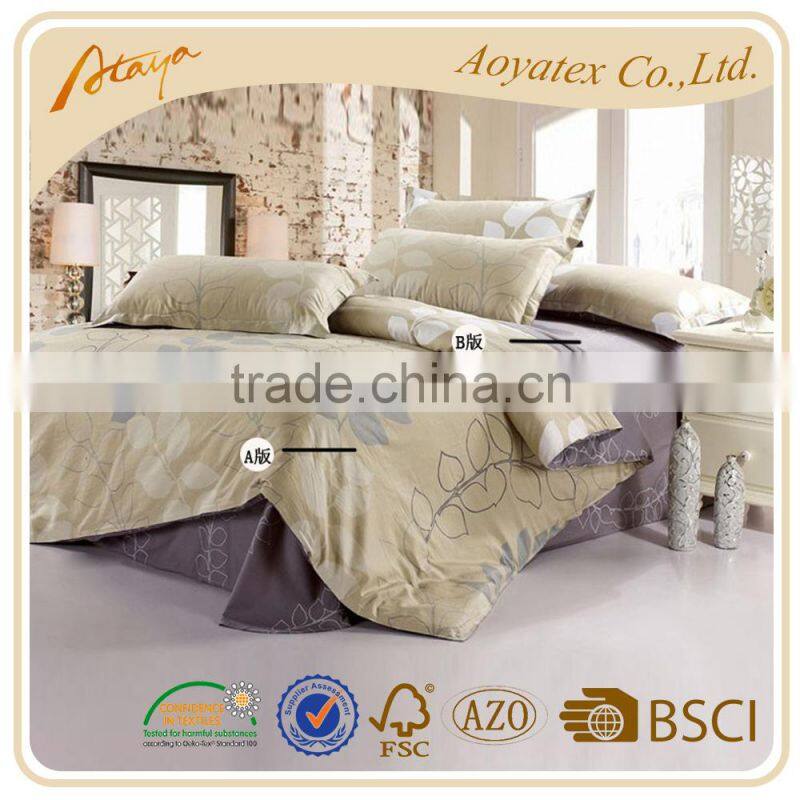 Hot wholesale cheap printed bed sheet