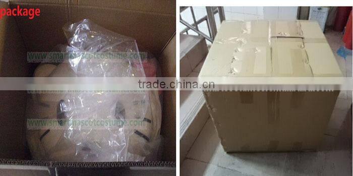 EVA plush material adult dragon costume blue dragon mascot costume