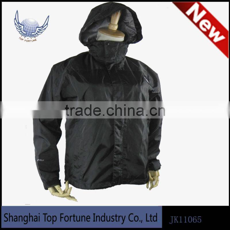brand name mens wholesale mens sports clothing with hood jacket
