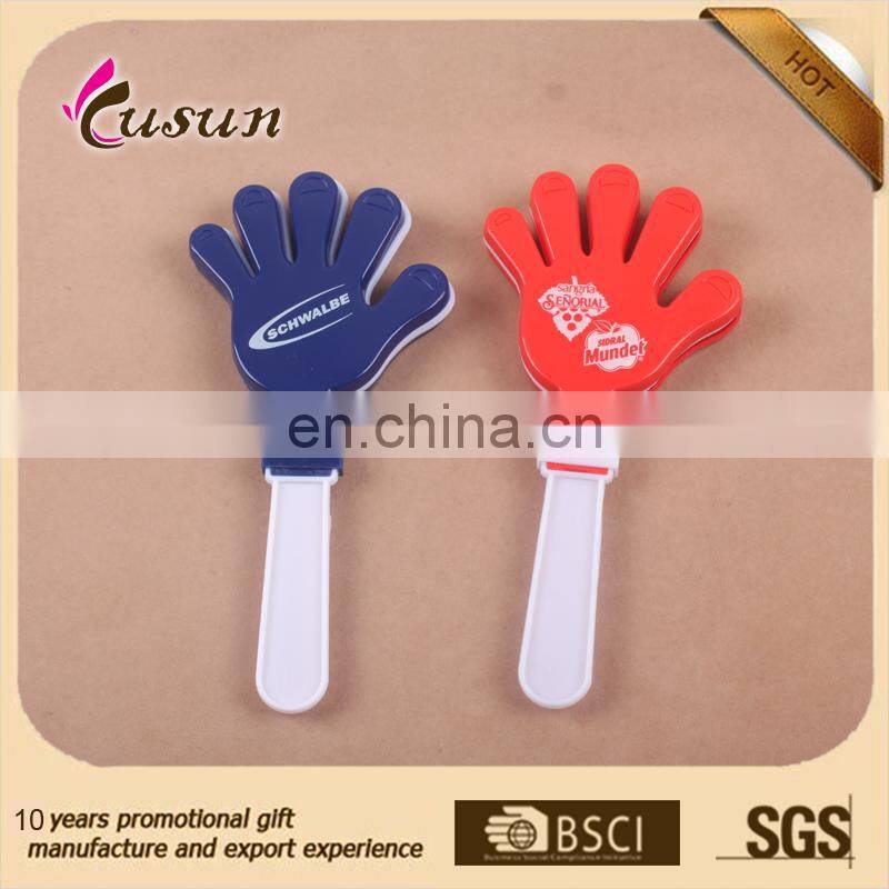 High quality Custom plastic hand clapper,rattle noise maker