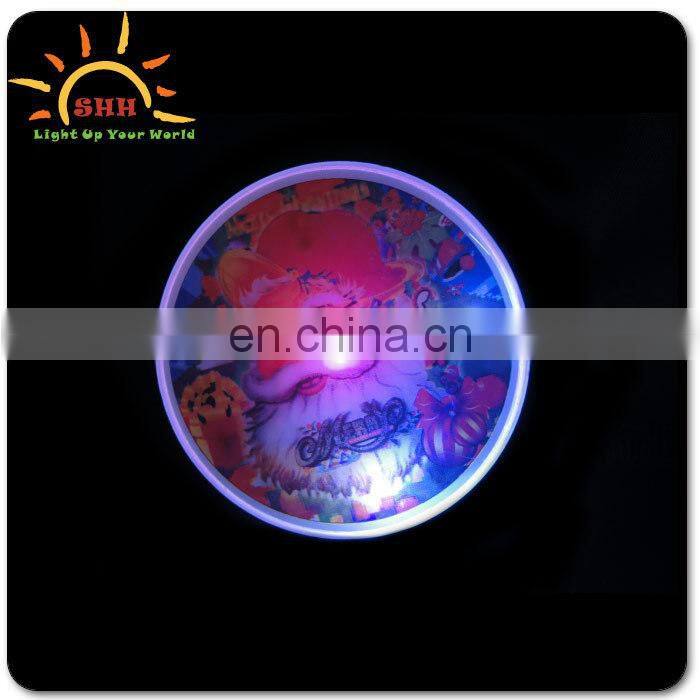 LED custom lighted badge/LED flashing badge/LED badge