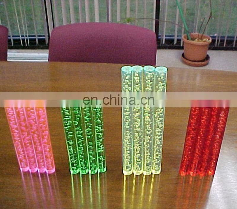 colorful bubble led lighting acrylic rod