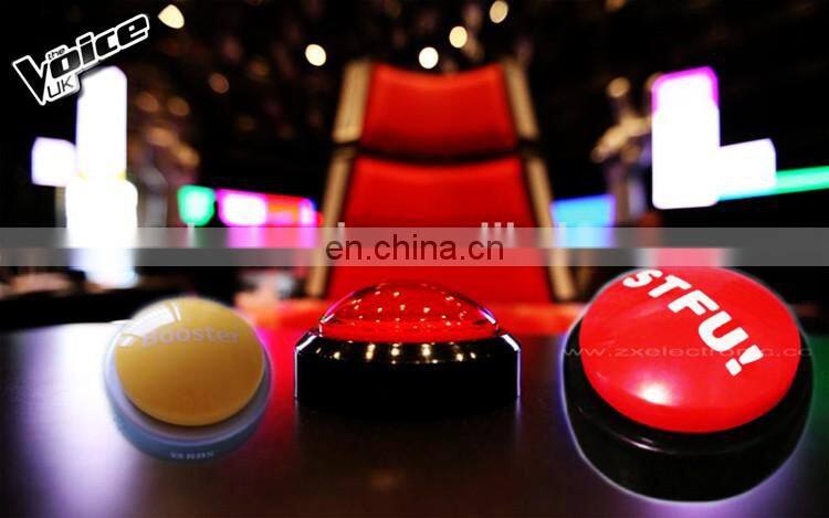 2016 Wholesale retail exit led push button light sound box