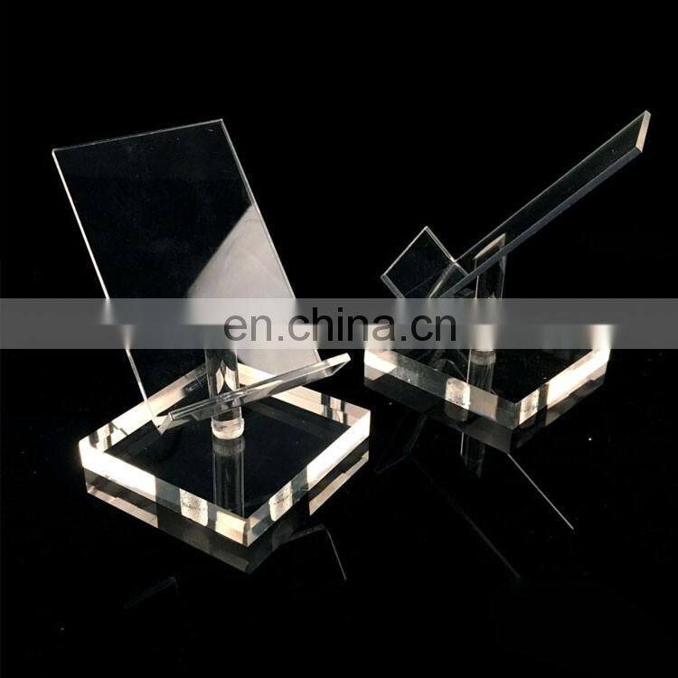 Dongguan manufaction acrylic plastic pelxiglass Vehicle traveling data recorder counter exhibition aircraft mobile phones